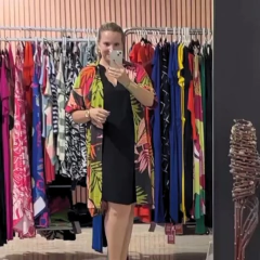 Chemise Itacaré Em Viscolinho Estampado