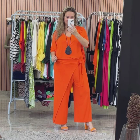 Conjunto Tambá Pantalona Em Vicolycra - comprar online