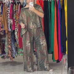Calça Malta Estampada Em Viscolycra