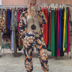 Casaquinho Barcelona Estampado Fluity