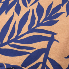 Blusa Veneza Assimétrica Manga Longa Estampada Em Viscolycra - comprar online