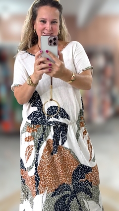 Vestido Riacho em Crepe Malha - comprar online