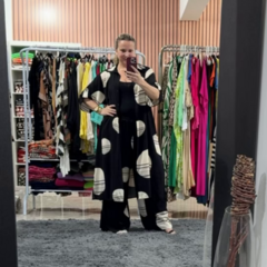 Conjunto Capitólio - Chemise e Pantalona Em Viscolinho - loja online