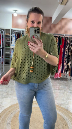 Blusa Londres em Lãzinha na internet