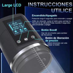 Bomba De Vacío Electrónica con Funcion de Masturbador - Libidoo mx