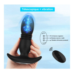 Vibrador Anal de 7 modos de Empuje x 7 Patrones de Vibración - tienda en línea