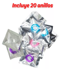 Anillo de Silicon para Pene Retrasa y Mantiene Erección Cook Ring 20 Pzs en internet