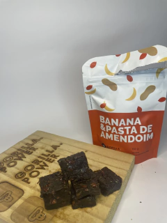 Pack de 12 unidades da Banana-passa com Pasta de Amendoim 60g - loja online