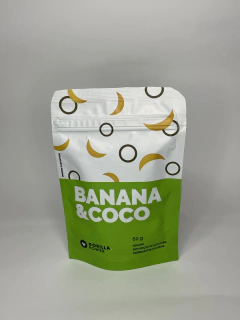 Pack de 12 unidades da Banana-passa com Coco 60g na internet