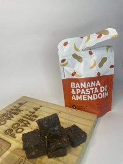 Banana-passa com Pasta de Amendoim 60g - Gorilla Power