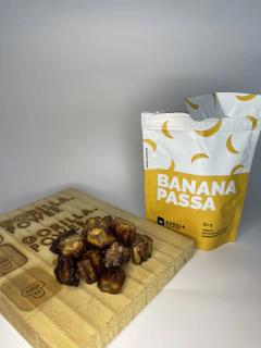 Pack de 12 unidades da Banana-passa Tradicional 60g - Gorilla Power