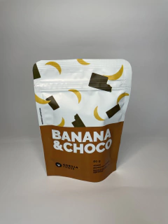 Pack de 12 unidades da Banana-passa com Chocolate 60g na internet