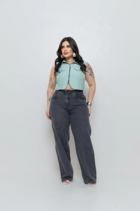 Wide leg vintage plus size - comprar online