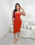 VESTIDO MIDI CANELADO na internet