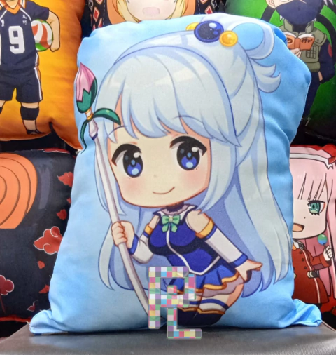 ALMOFADA CHIBI DEUSA AQUA KONOSUBA