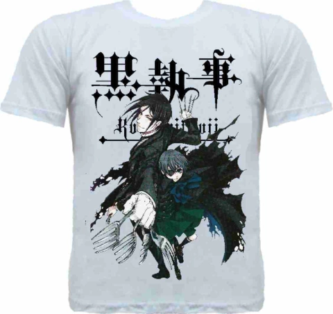 CAMISETA KUROSHITSUJI - SEBASTIAN E CIEL