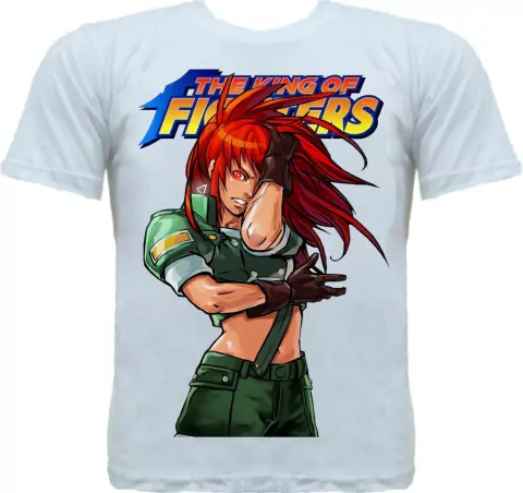 CAMISETA KING OF FIGHTERS - LEONA HEIDERN