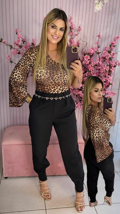 Calça Alfaiataria Carla Preta - comprar online