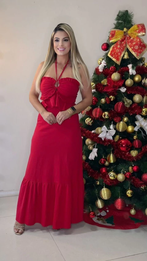 Vestido Suellen Vermelho