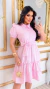 Vestido Riany - Listra Rosa Baby - comprar online