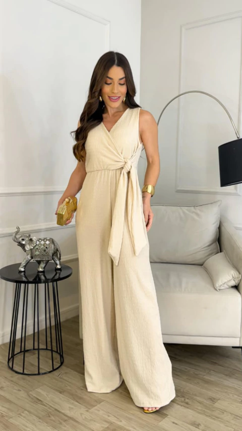 Macacão Ravena Ondule - Nude - comprar online