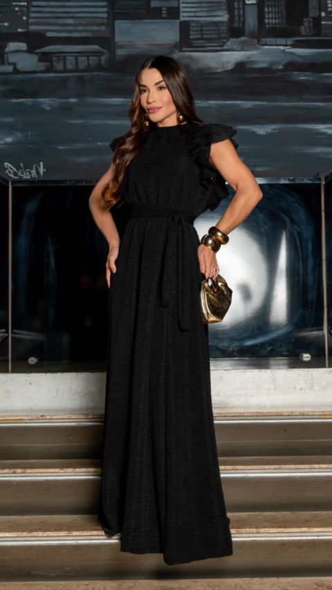 Longo Natália - Preto - comprar online