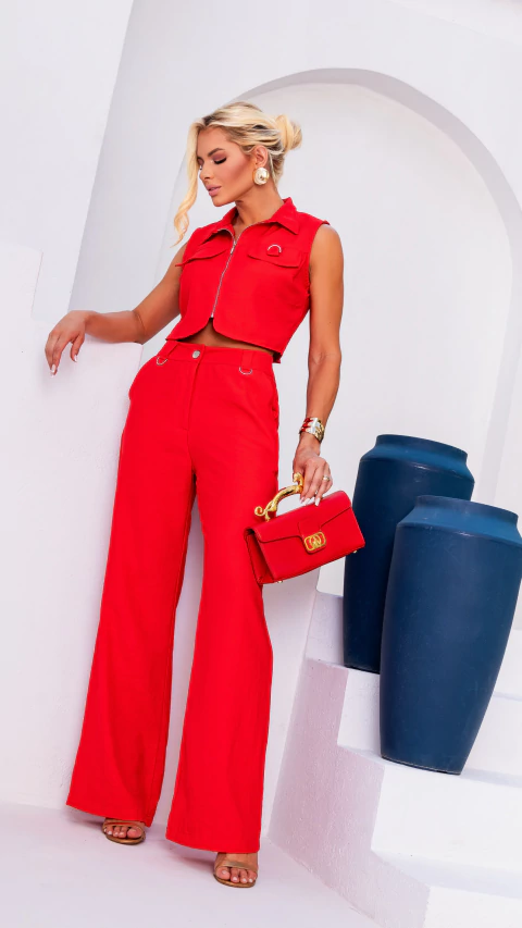 Conjunto Calça Colete - comprar online