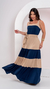 Vestido Suyane - Nude/Marinho - comprar online