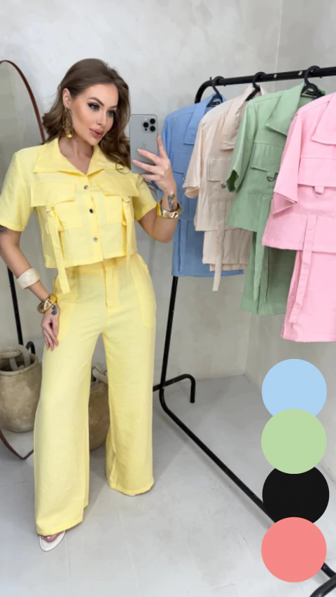 Conjunto Laila - 4 cores - comprar online