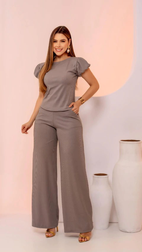 Conjunto Dulce - Cinza - comprar online