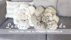 Banner de la categoría Promo 2 x 1 Taller + Kit de Materiales Almohadón Camelia