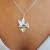 DIJE COLIBRI CRISTAL SW TORNASOLADO