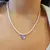 CADENA GAMUZA Y DIJE CORAZON SW