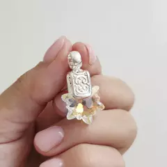 DIJE COPO DE NIEVE CON DROP LABRADO - comprar online