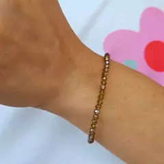 PULSERA ELASTIZADA DE CRISTALES DONA en internet