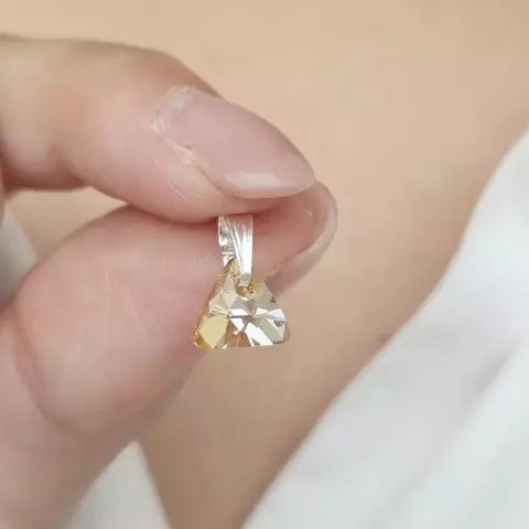 DIJE MINI TRIANGULO SW AMBAR