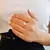 ANILLO CON CORAZON DE MICROPAVE Y CUBIC