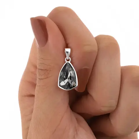 DIJE CRISTAL NEGRO