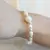 PULSERA ELASTIZADA DE CRISTAL y PERLA - comprar online