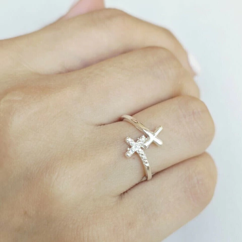 ANILLO DOBLE CRUZ
