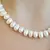 CADENA CON PERLAS DE RIO ALARGADAS - comprar online