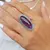 ANILLO CON PIEDRA AMATISTA