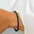 PULSERA ELASTIZADA DE CRISTALES DE ROCA BICONO (GAMA COLORES NEUTROS) - EUFROSINA JOYAS