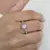 ANILLO DE CUBICS VARIOS VIOLETA