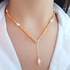 CADENA PERLAS Y NACAR