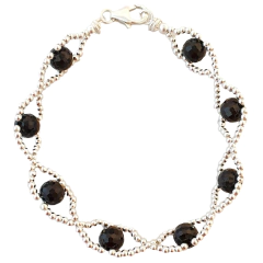 PULSERA TEJIDA DE CRISTAL en internet