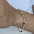 PULSERA ELASTIZADA CON CRISTAL DE ROCA