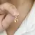 DIJE DE PIEDRA NATURAL CITRINO FACETADO