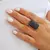 ANILLO INTERMEDIO CON MICROPAVE NEGRO