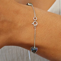 PULSERA CRISTALES CORAZON en internet